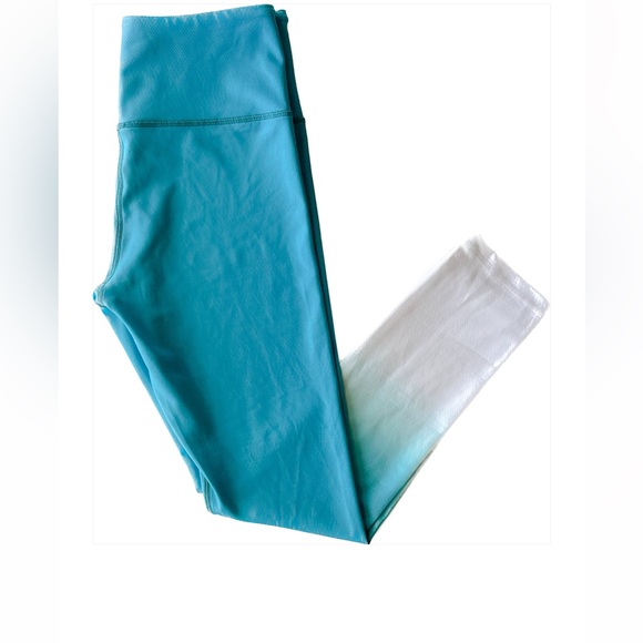 Teal Venom Metallic Ombré Light n Tight Hi-Rise 7/8 (size 4) - Picture 5 of 6